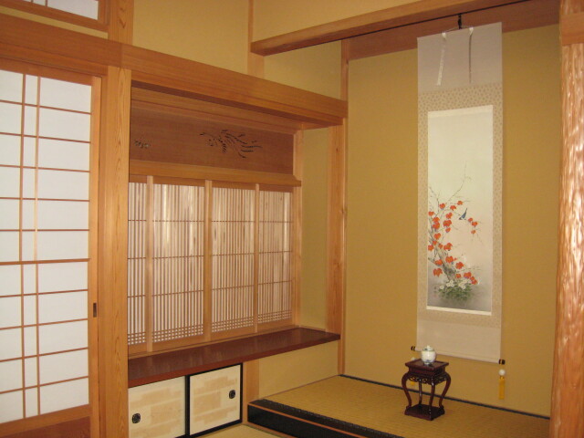 掛け軸 蔦に小禽(つたにしょうきん)◇鈴木秀湖(真作・新品)