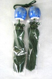 風鎮　青翠菊柄入り 玉子