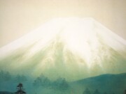 掛け軸　富士　稲垣雅彦