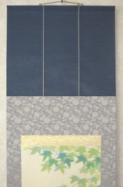 掛け軸　翡翠　藤田春穂