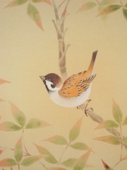 掛け軸 南天 石田大寿