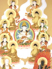 掛け軸　真言十三佛　佐々将吉