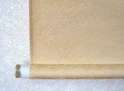 掛け軸　扇面 南天　白木加葉