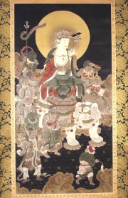 掛け軸　釈迦三尊佛 三幅対 山越春紀